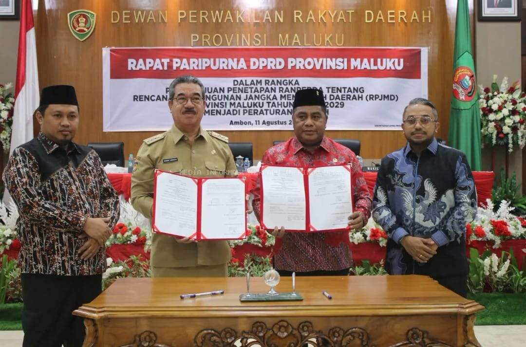 DPRD Maluku Tetapkan Ranperda RPJMD 2025–2029 jadi Perda