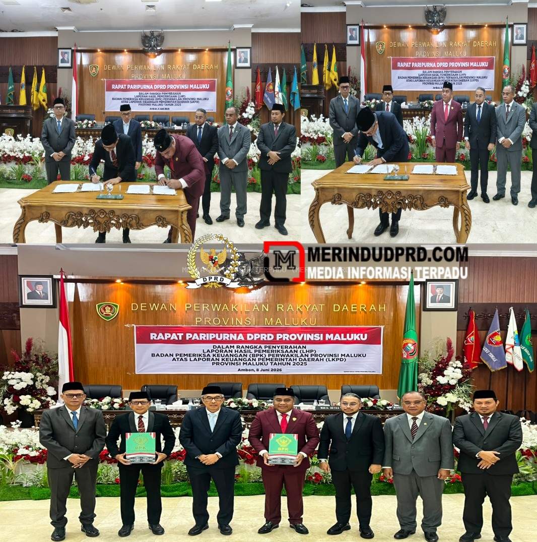Pemprov Maluku Pertahankan WTP 10 Tahun Beruntun, DPRD Sampaikan Apresiasi